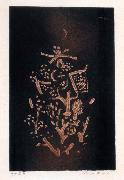 Paul Klee Arrangement of plants oil painting artist